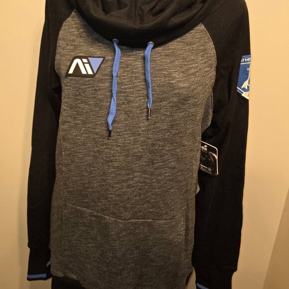 Mass Effect: Andromeda Logo Cowl Hoodie - Women's L - Picture 2 of 14